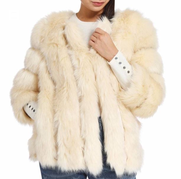 classy fur coat